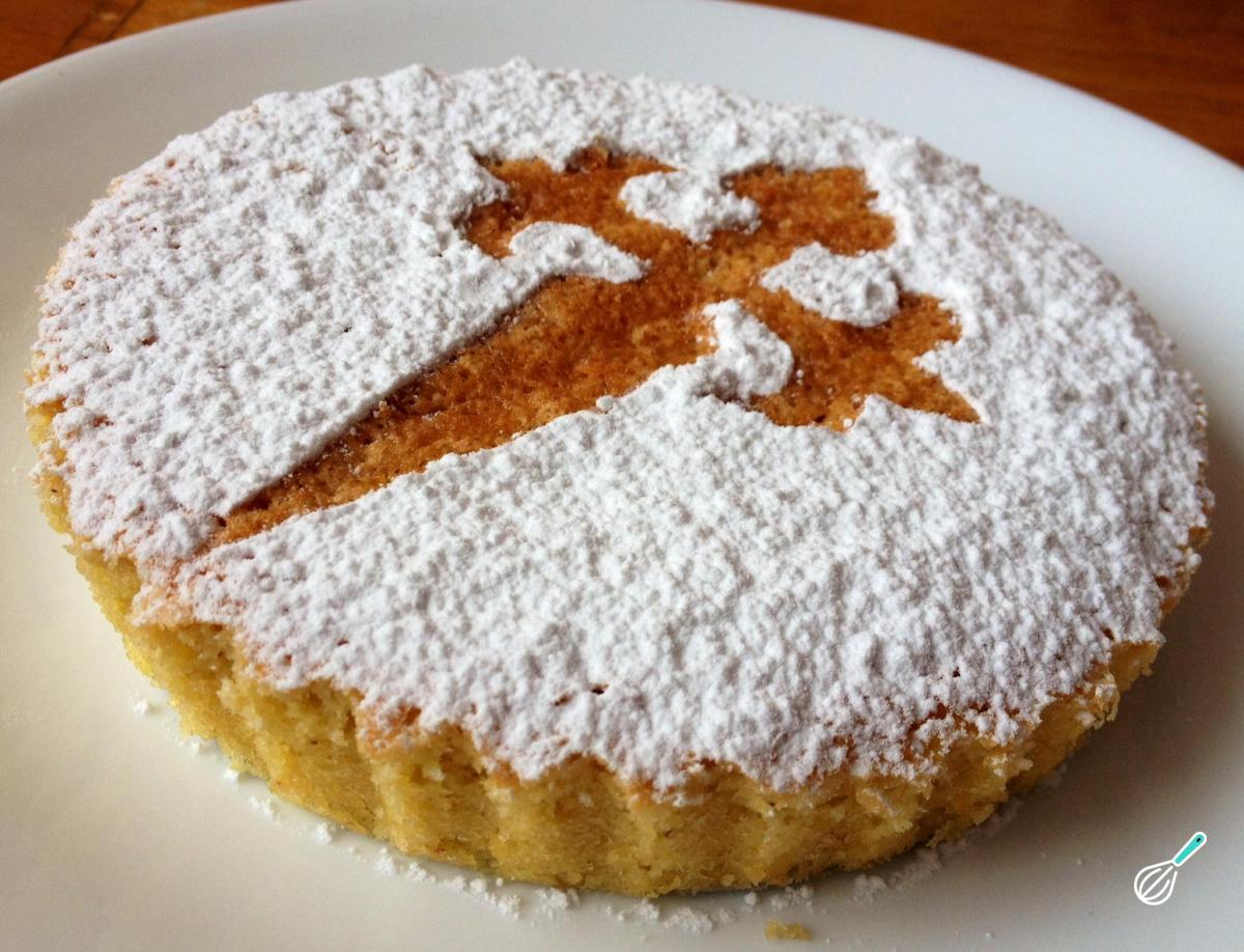Receita de Torta tradicional de Santiago