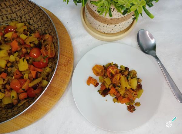 Receita de Jardineira de legumes - Passo 7