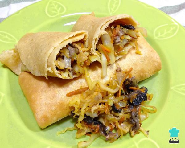 Receita de Panqueca fit salgada