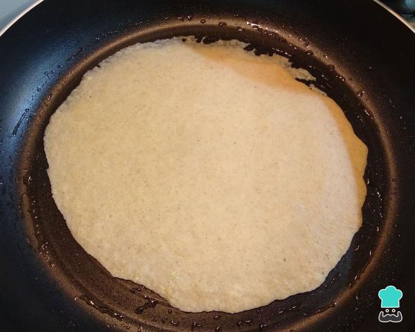 Receita de Panqueca fit salgada - Passo 4