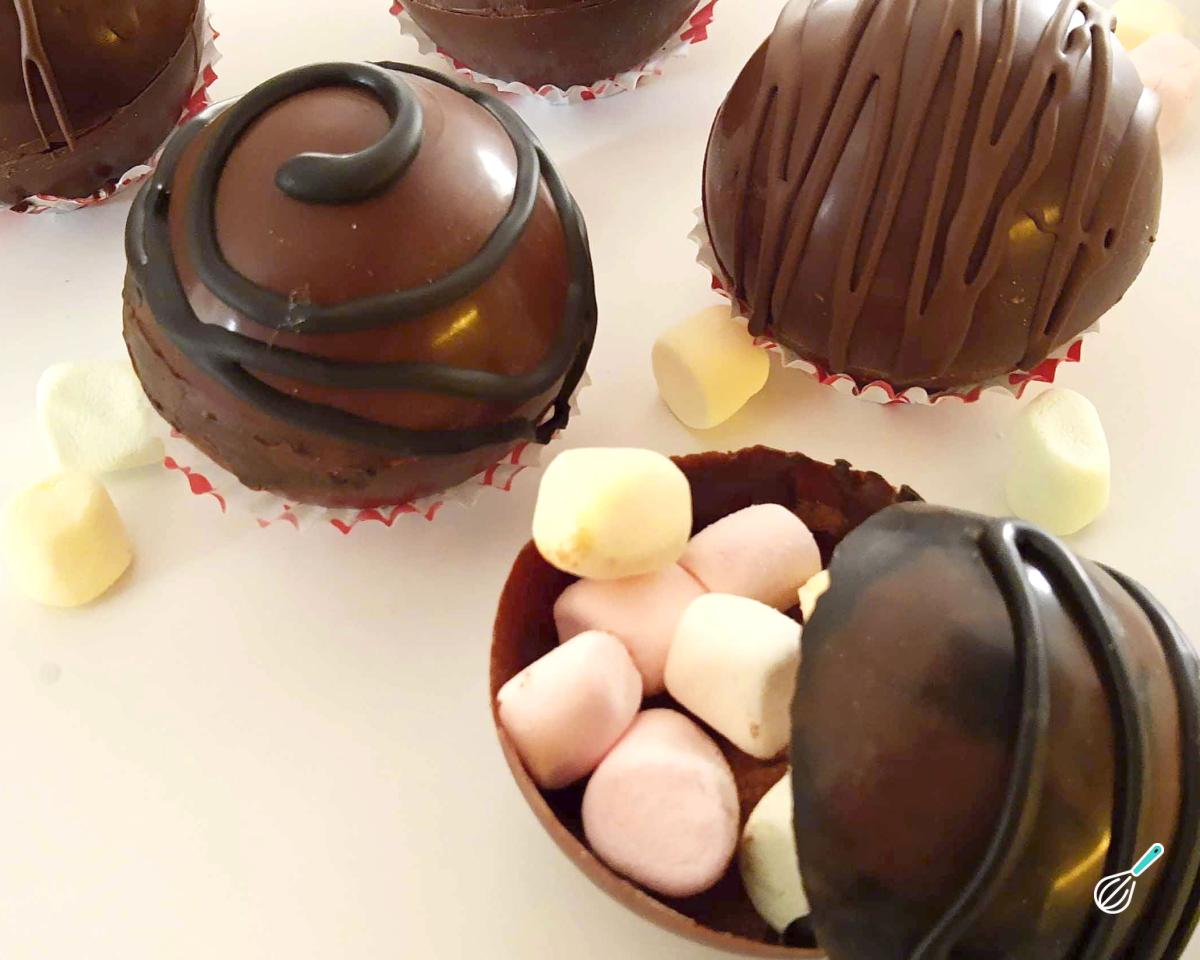 Receita de Surpresa de chocolate com marshmallow