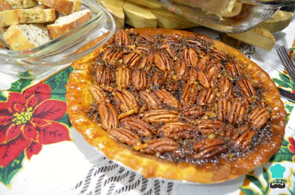 Receita de Torta de nozes pecan - Passo 14