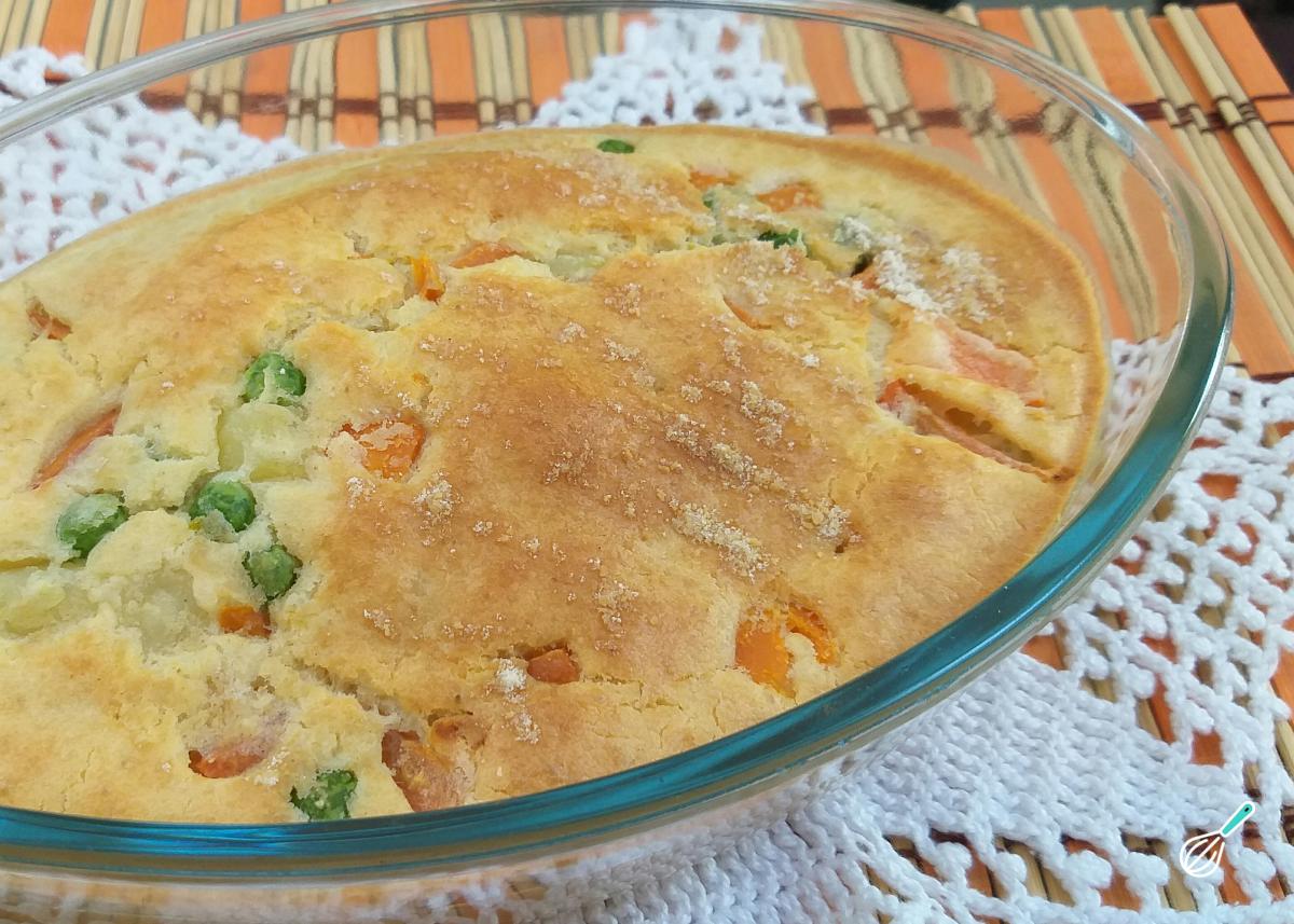 Receita de Torta salgada de liquidificador sem leite