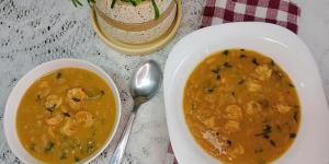 Receita de Feijão branco com camarão