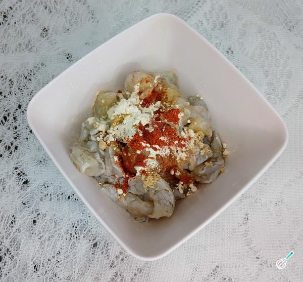 Receita de Feijão branco com camarão - Passo 3