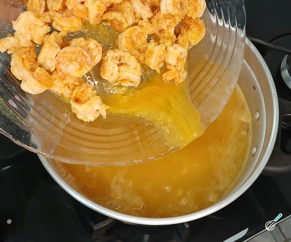 Receita de Feijão branco com camarão - Passo 6