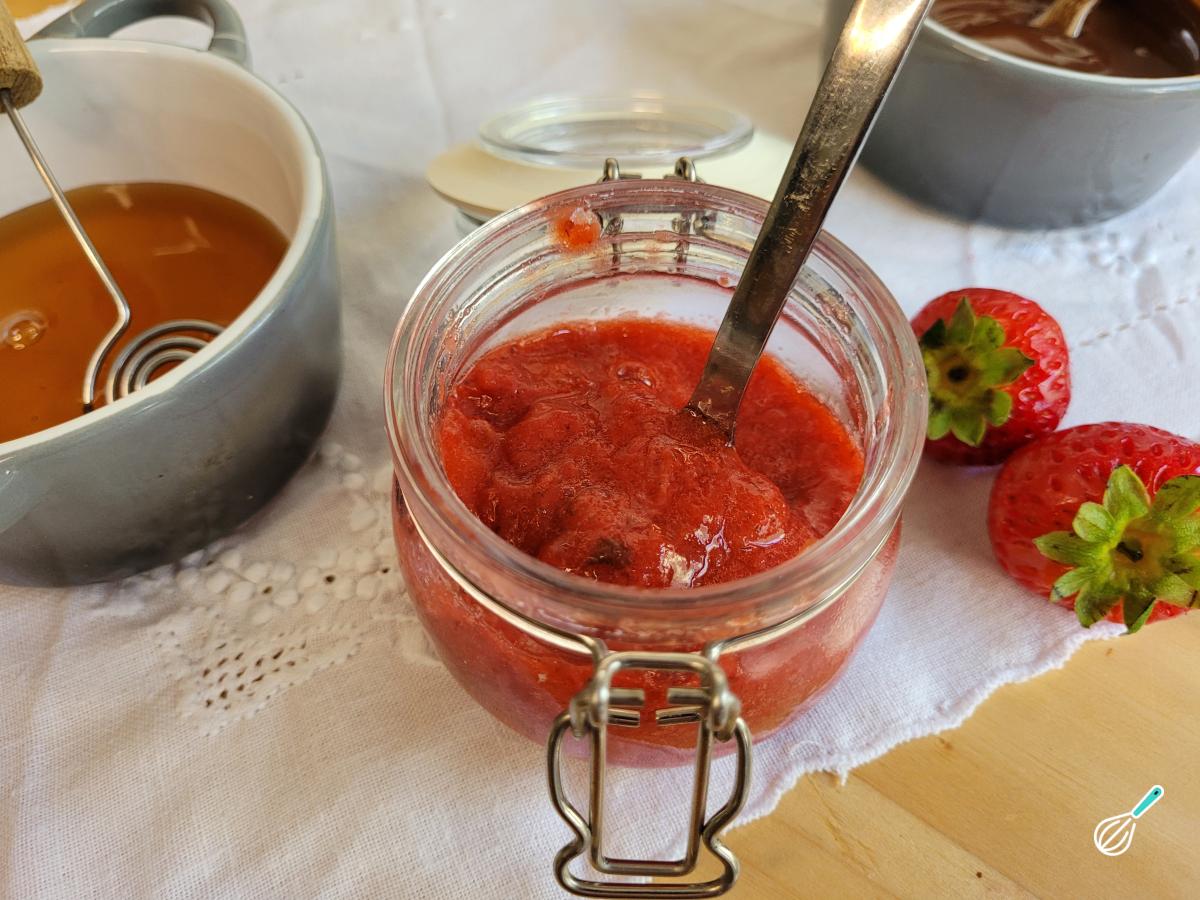 Receita de Geleia de morango fitness