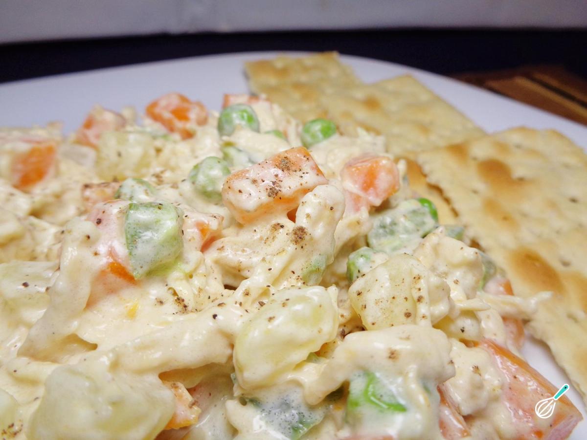 Receita de Salada russa com frango