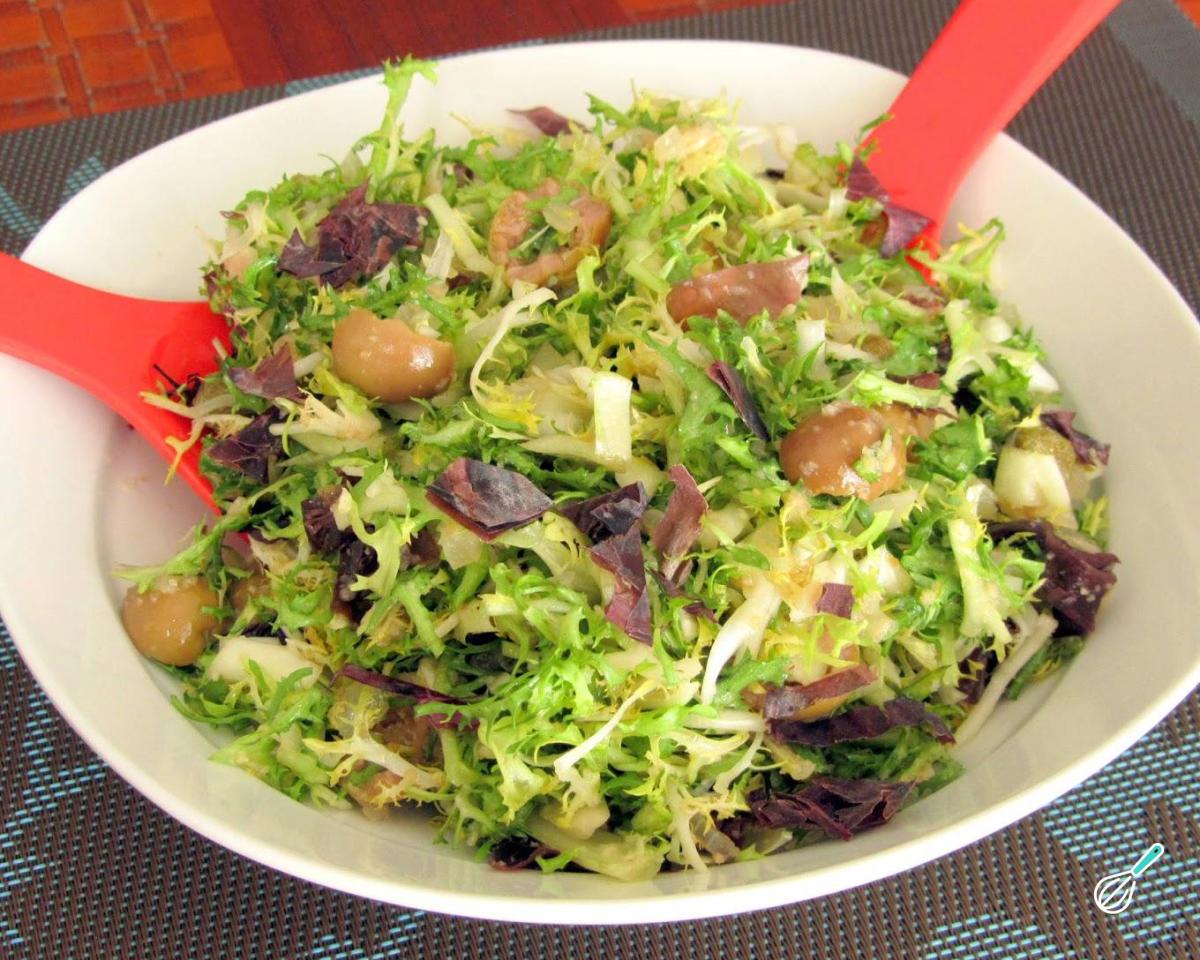 Receita de Salada de chicória e azeitona