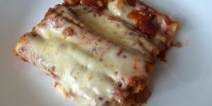 Receita de Canelones de atum para crianças