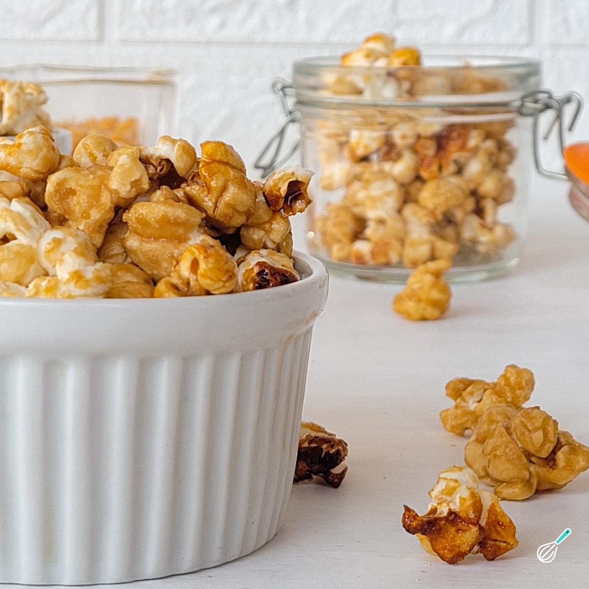 Receita de Como fazer pipoca caramelizada