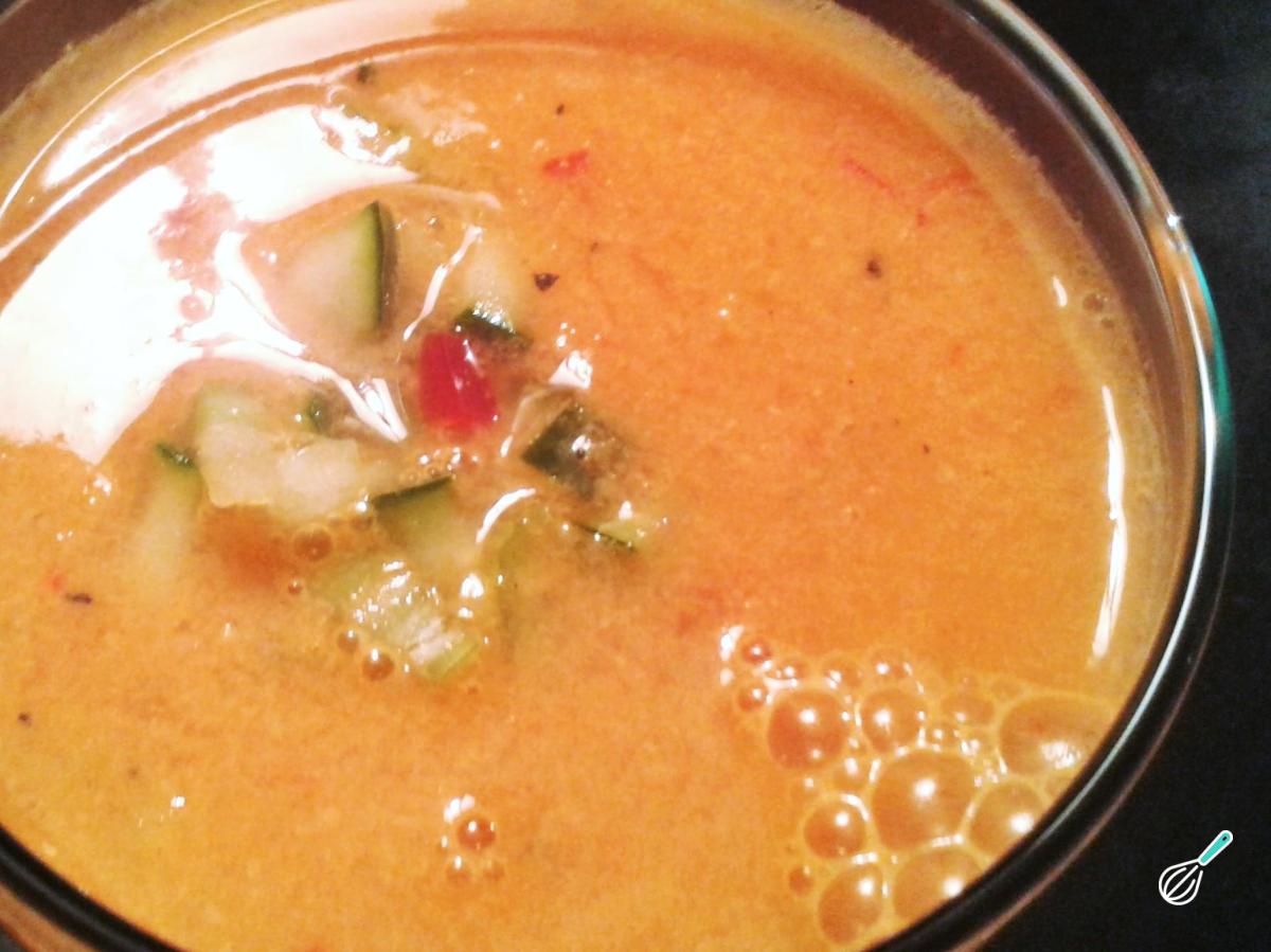 Receita de Gaspacho andaluz com pão