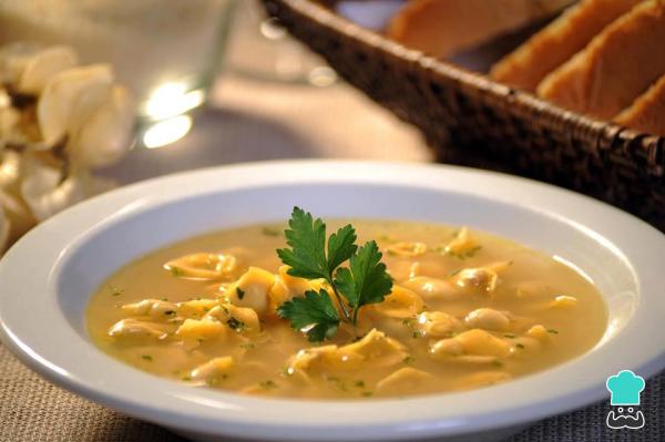 Receita de Sopa de capeletti - Passo 3