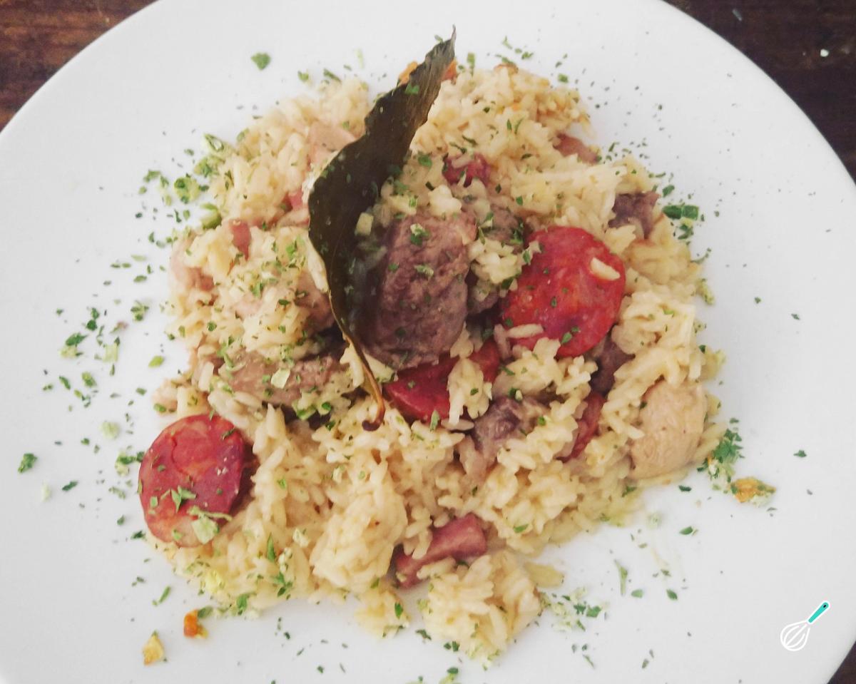 Receita de Arroz de puta rica