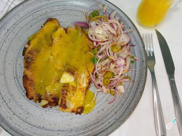 Receita de Filé de tilápia ao molho de laranja - Passo 6