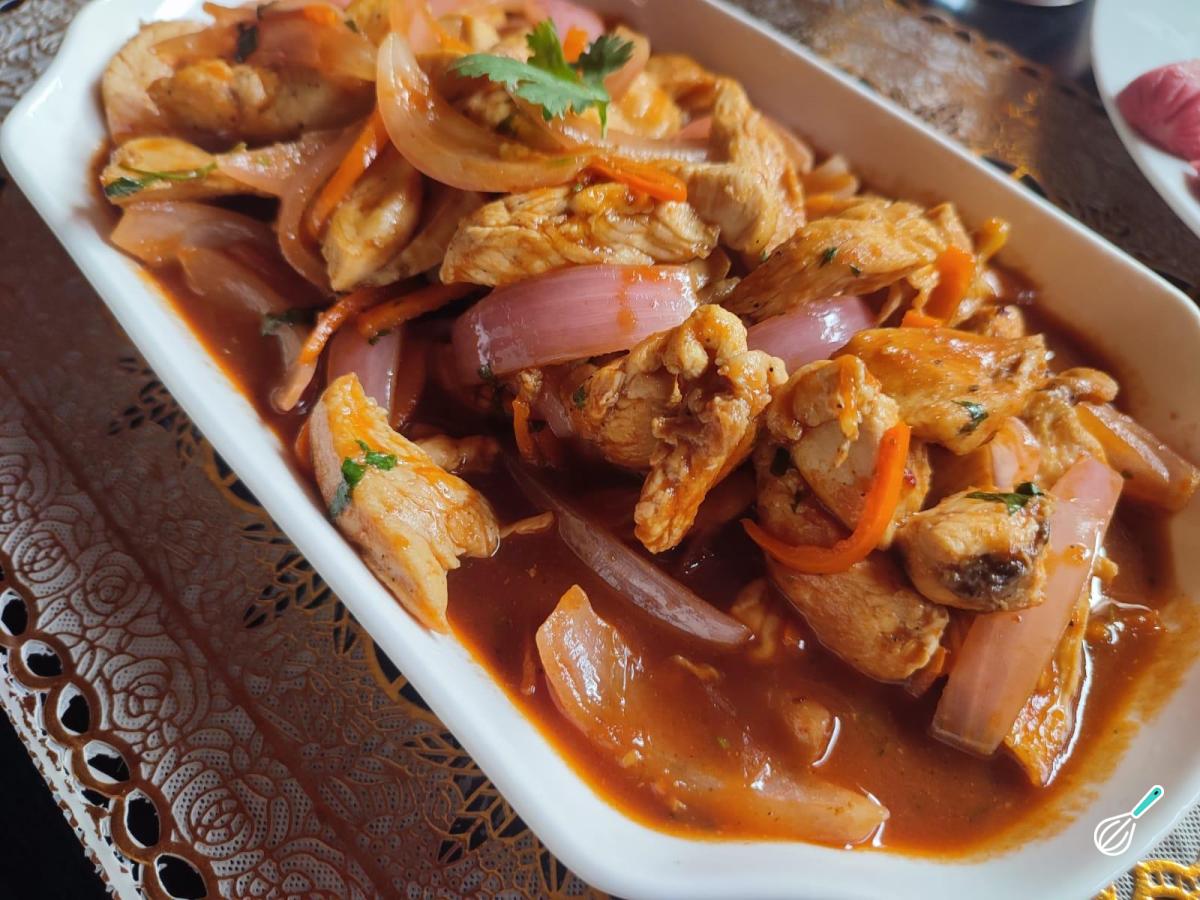 Receita de Peito de frango suculento ao estilo peruano