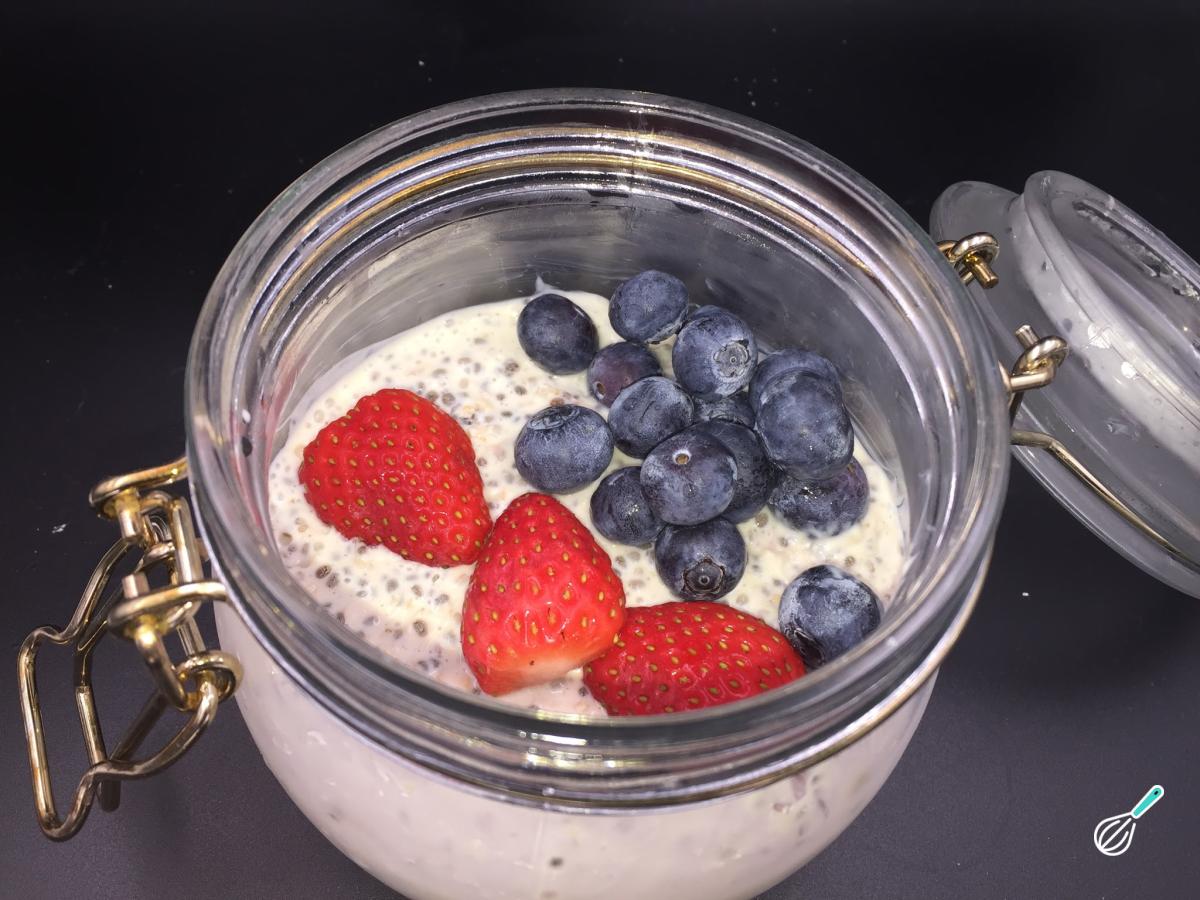 Receita de Overnight oats (aveia adormecida)