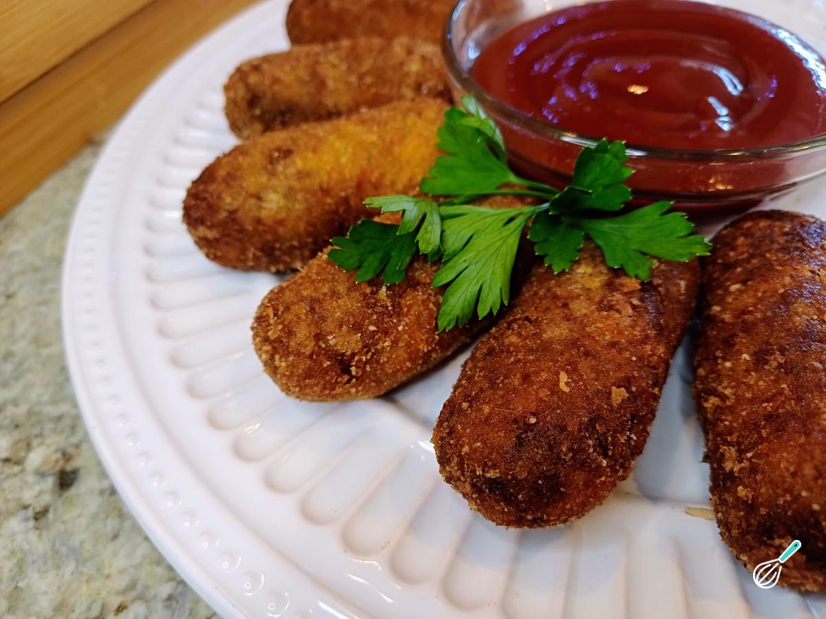Receita de Croquete de carne moída com batata