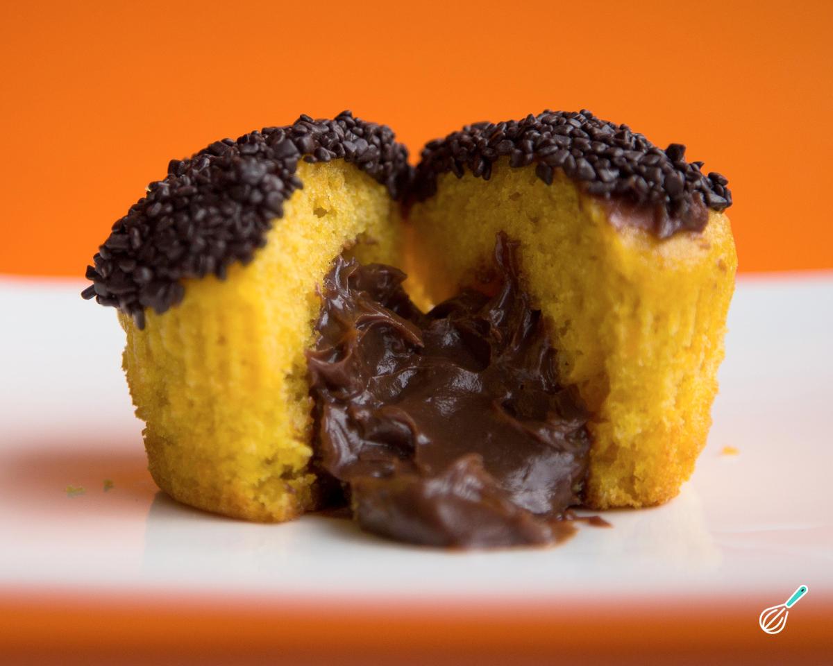 Receita de Cupcake de Páscoa recheado