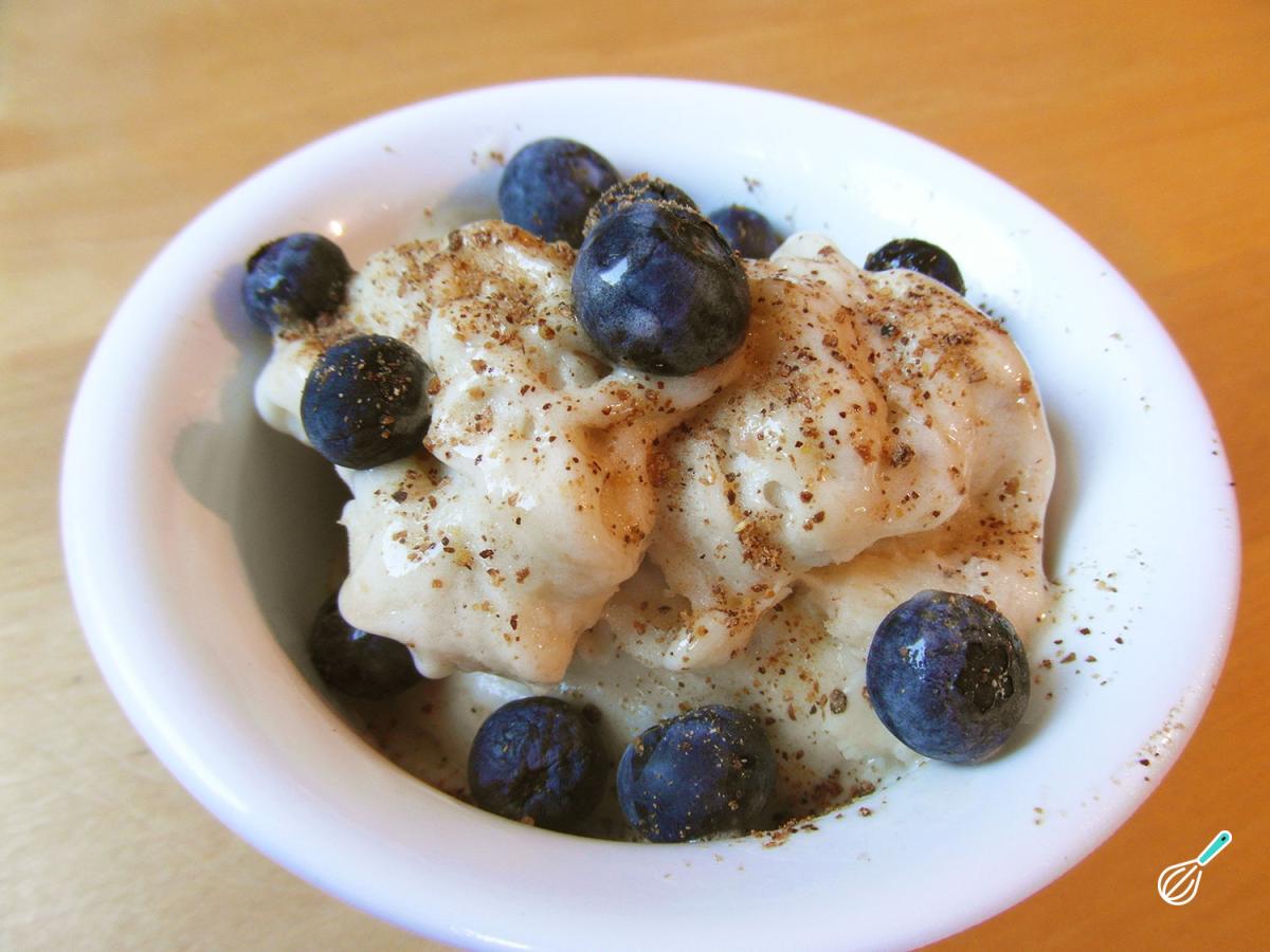 Receita de Sorvete caseiro de banana congelada