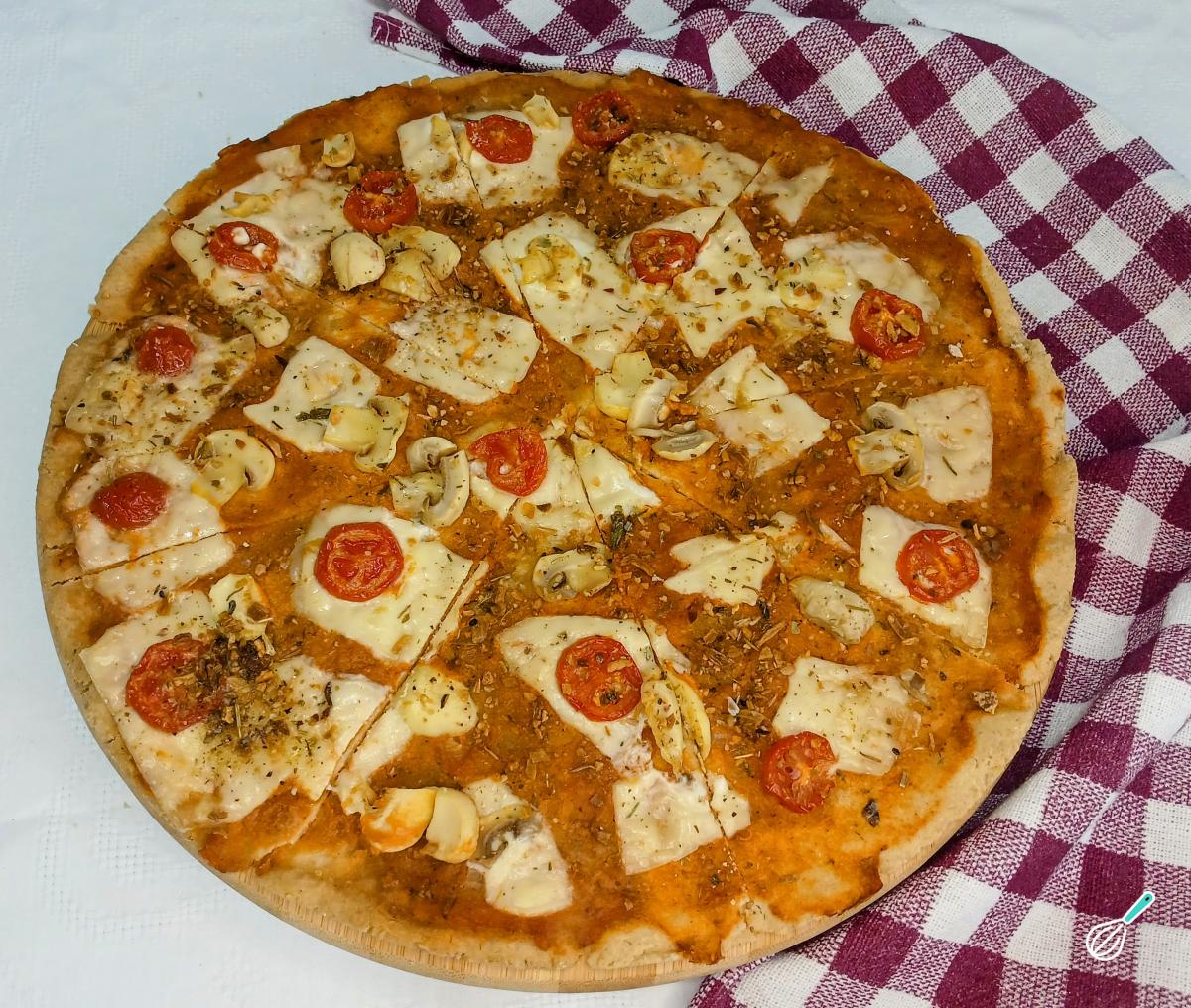 Receita de Massa de pizza com farinha de aveia