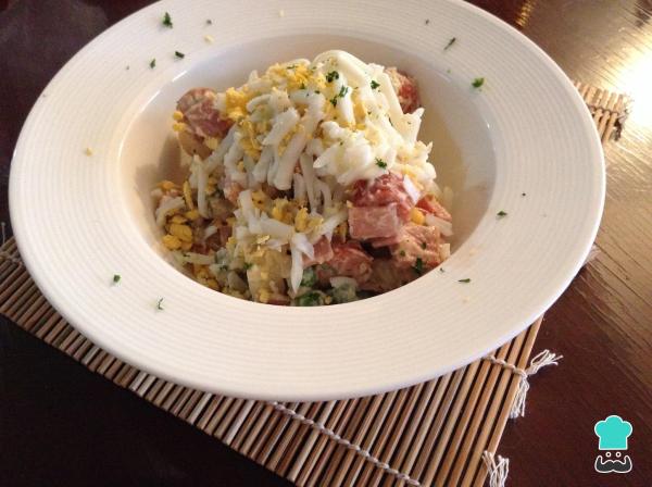 Receita de Salada Parmentier - Passo 7