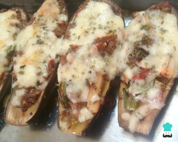 Receita de Berinjela no forno com carne moída