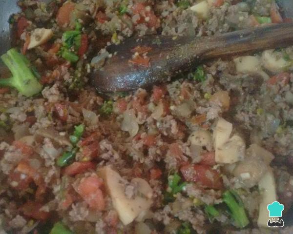 Receita de Berinjela no forno com carne moída - Passo 7