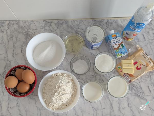Receita de Bolo de 4 leites - Passo 1