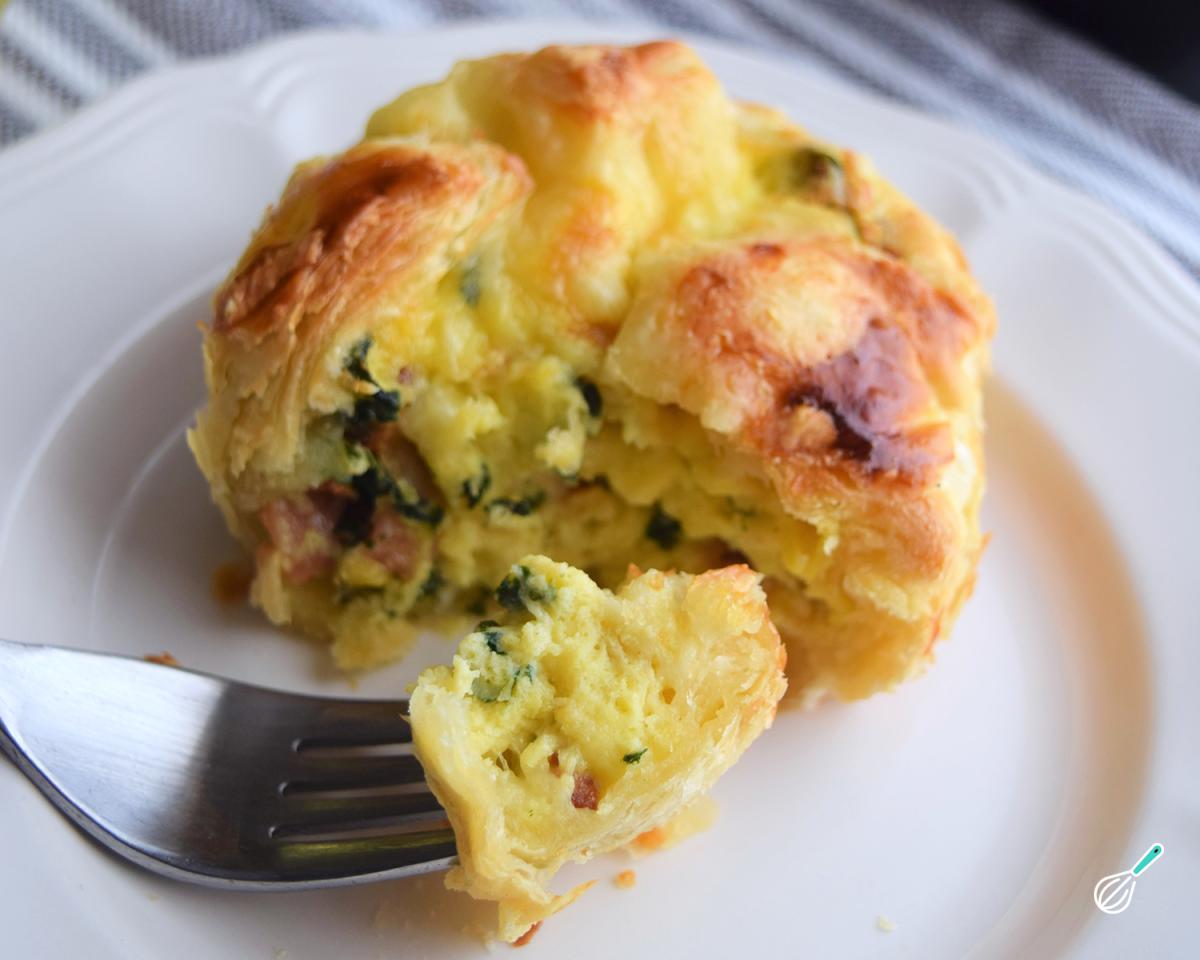 Receita de Suflê de brócolis com bacon