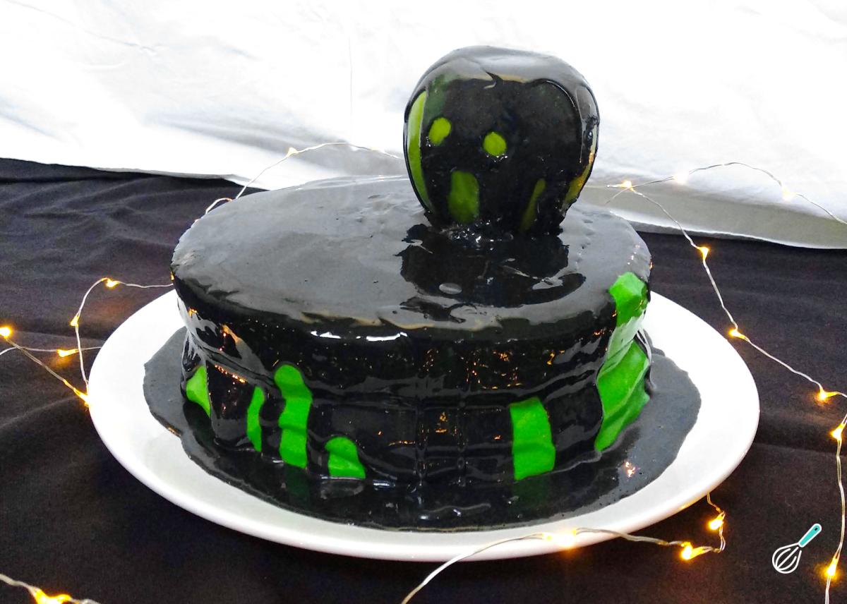 Receita de Bolo de Halloween assustador
