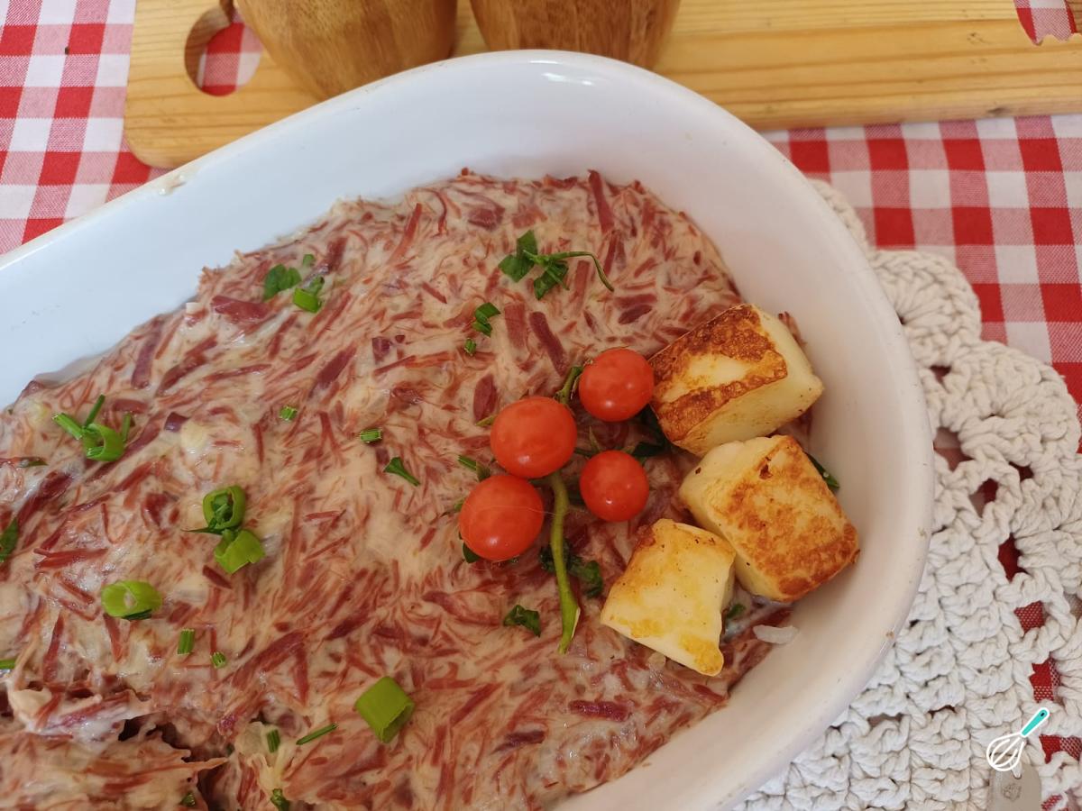 Receita de Carne de sol com nata