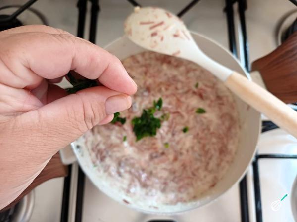 Receita de Carne de sol com nata - Passo 8