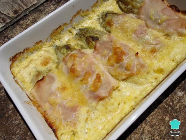 Receita de Endívia gratinada light