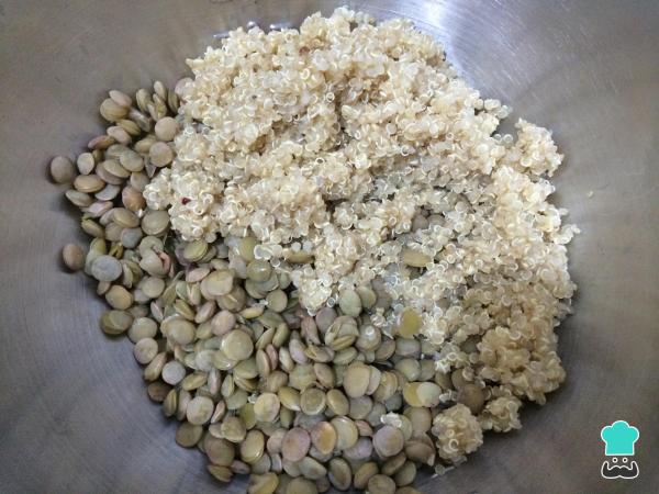 Receita de Salada de quinoa e lentilhas - Passo 4