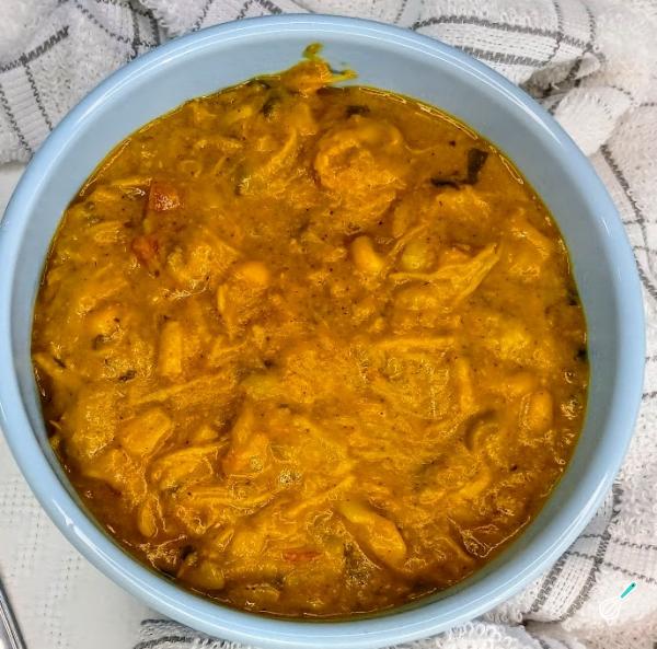 Receita de Vatapá de frango simples - Passo 7
