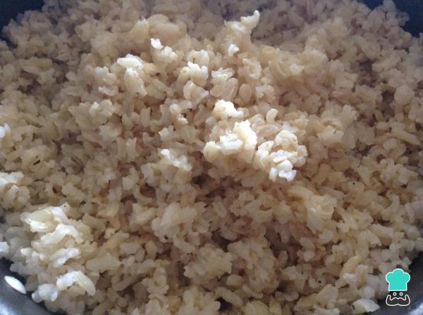 Receita de Arroz integral com feijão preto - Passo 3