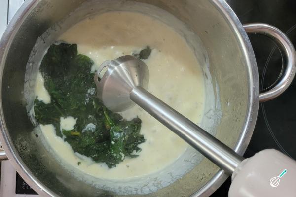 Receita de Rocambole de espinafre - Passo 8