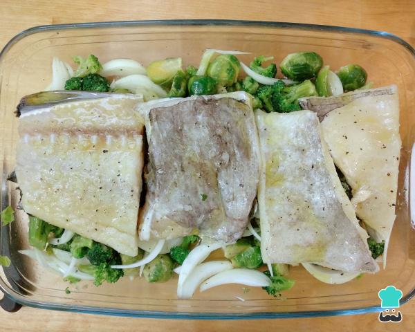 Receita de Bacalhau no forno simples - Passo 3