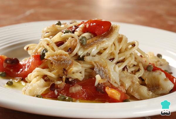 Receita de Bacalhau com macarrão para ceia de Páscoa