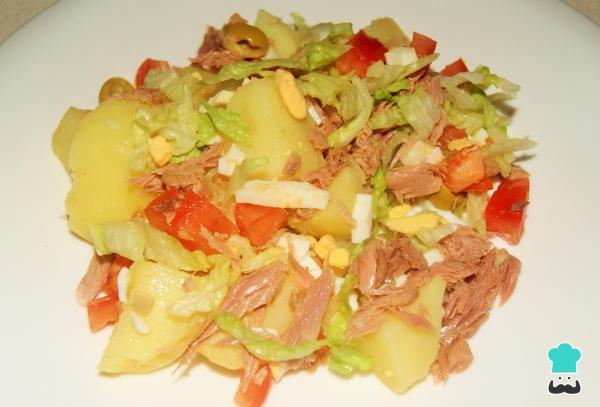 Receita de Salada de batata com ovo