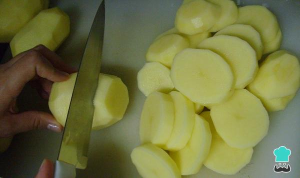 Receita de Batata gratinada - Passo 1
