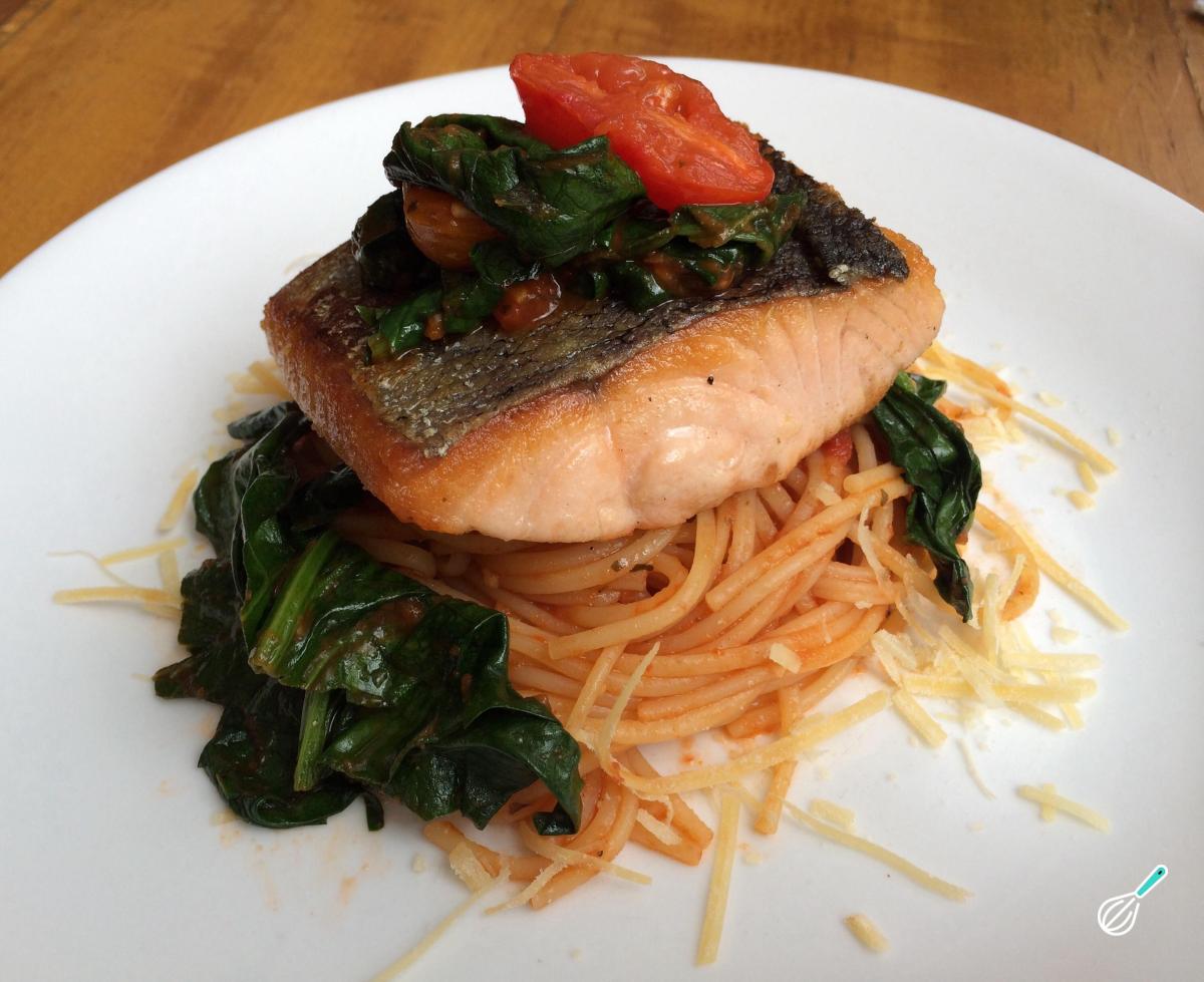 Receita de Acompanhamento para salmão grelhado