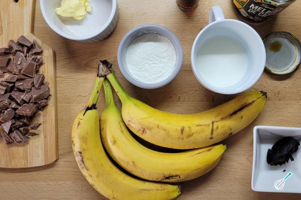 Receita de Sorvete de banana com leite em pó - Passo 1