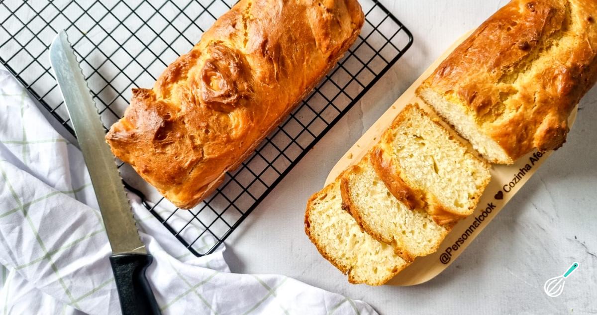 Receita de Pão de liquidificador fácil e fofinho