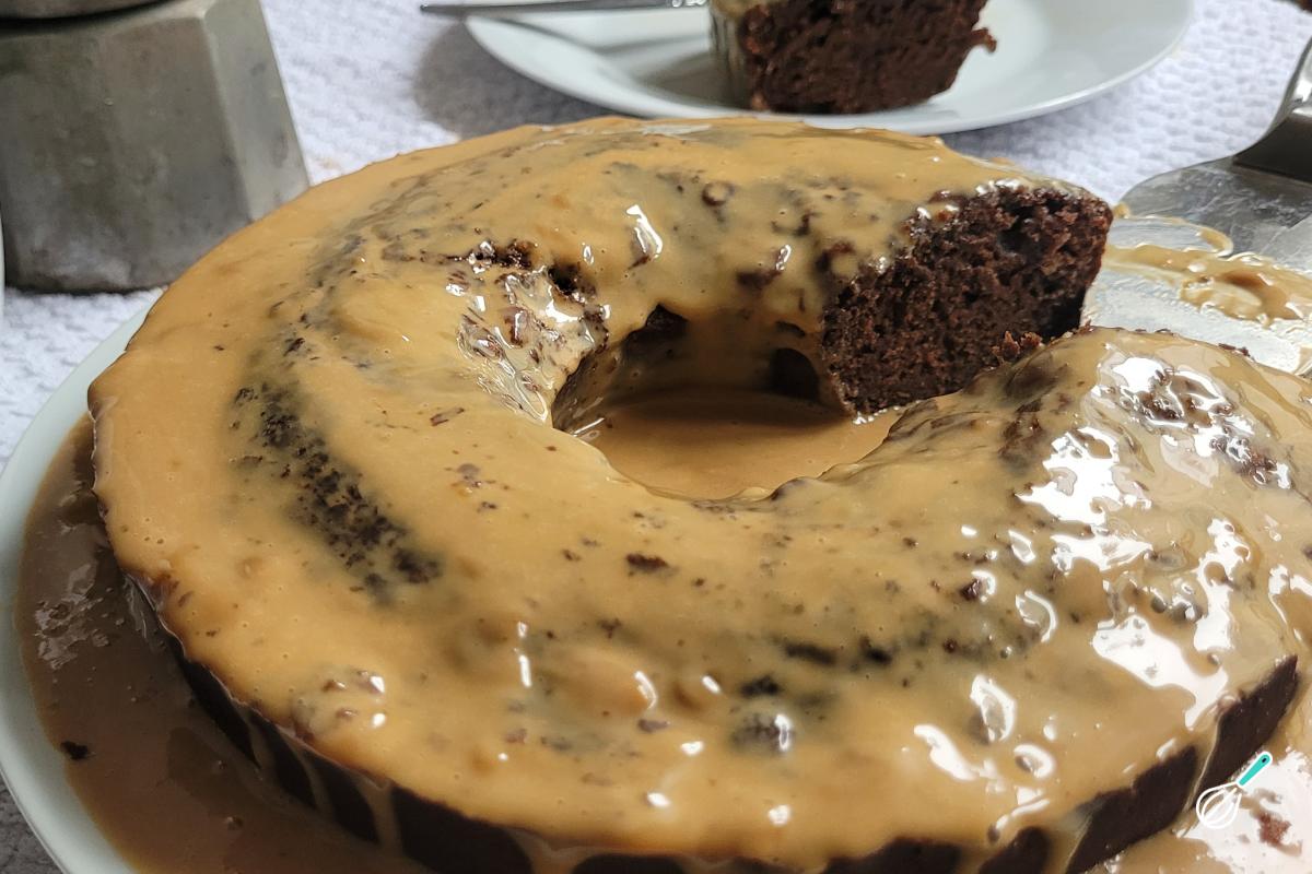 Receita de Bolo de café simples no liquidificador