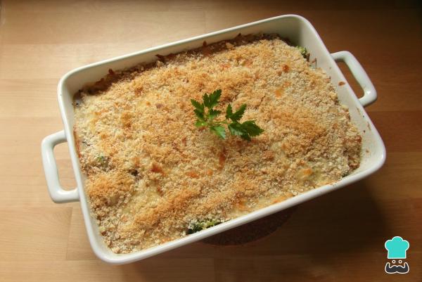 Receita de Pescada no forno com brócolis