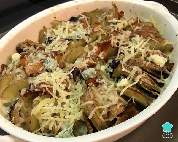 Receita de Batata gratinada no forno com queijo - Passo 5