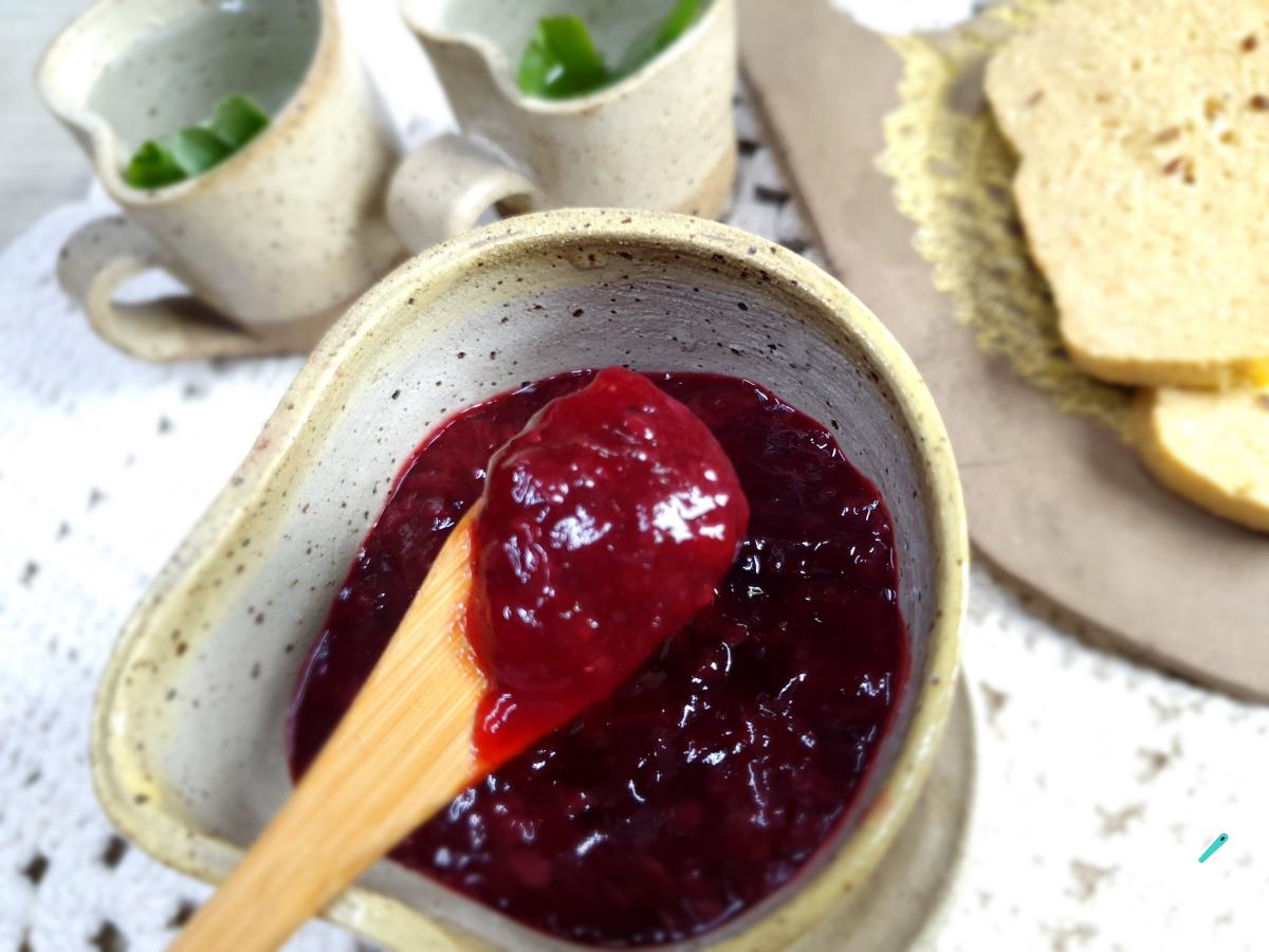 Receita de Geleia de frutas vermelhas fit