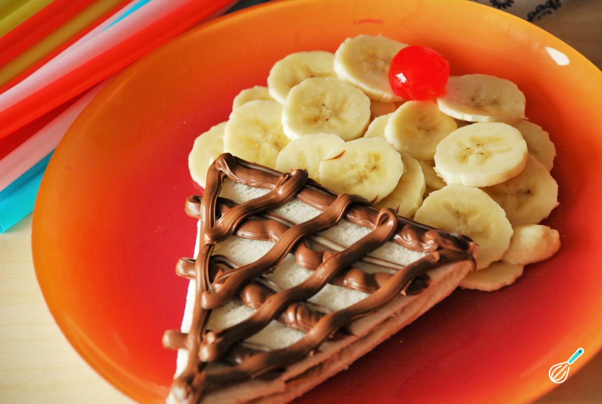 Receita de Sanduíche para crianças - sorvete